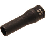 TWIST OFF SOCKET FOR GLOW PLUG ELECTRODE | 6.3 MM (1/4") DRIVE | 6.5 MM (5290-6.5)
