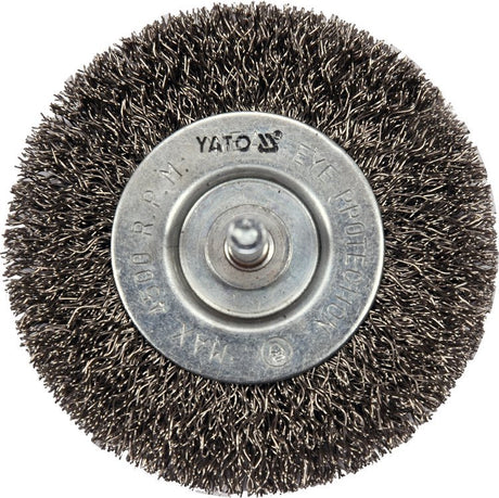WIRE BRUSH 75MM INOX FOR DRILL (YT-47568)