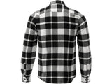 FLANNEL SHIRT WHITE S. 2XL (YT-78816)