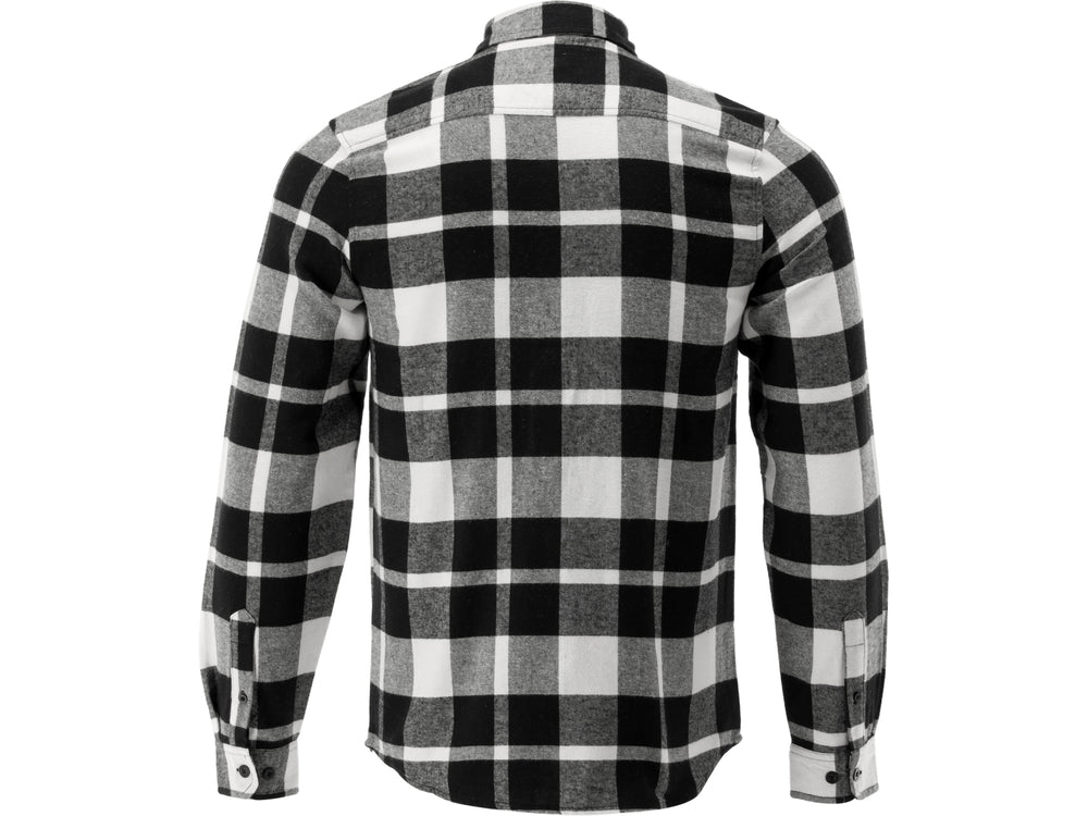 FLANNEL SHIRT WHITE S. 3XL (YT-78817)