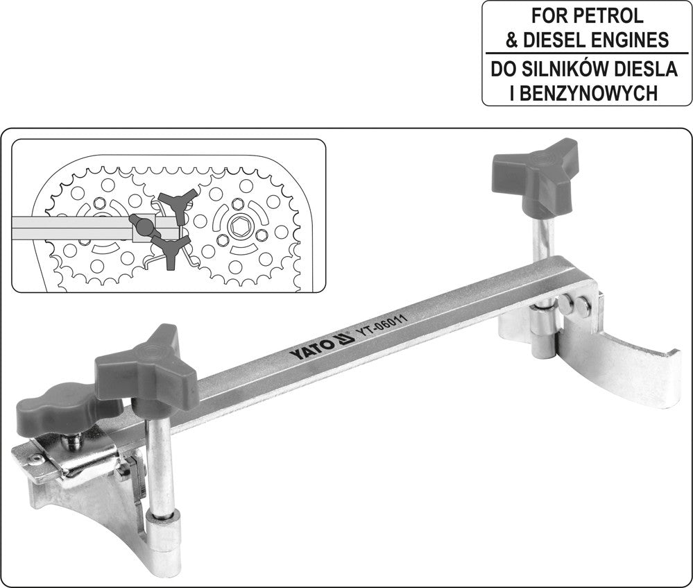 TWINCAM LOCK TOOL FOR PETR., DIES. ENG. (YT-06011)