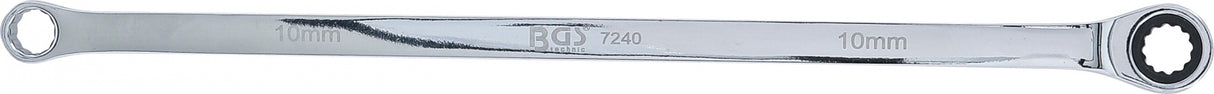 RATCHET RING WRENCH AND RING SPANNER | EXTRA LONG | 10 MM (7240)