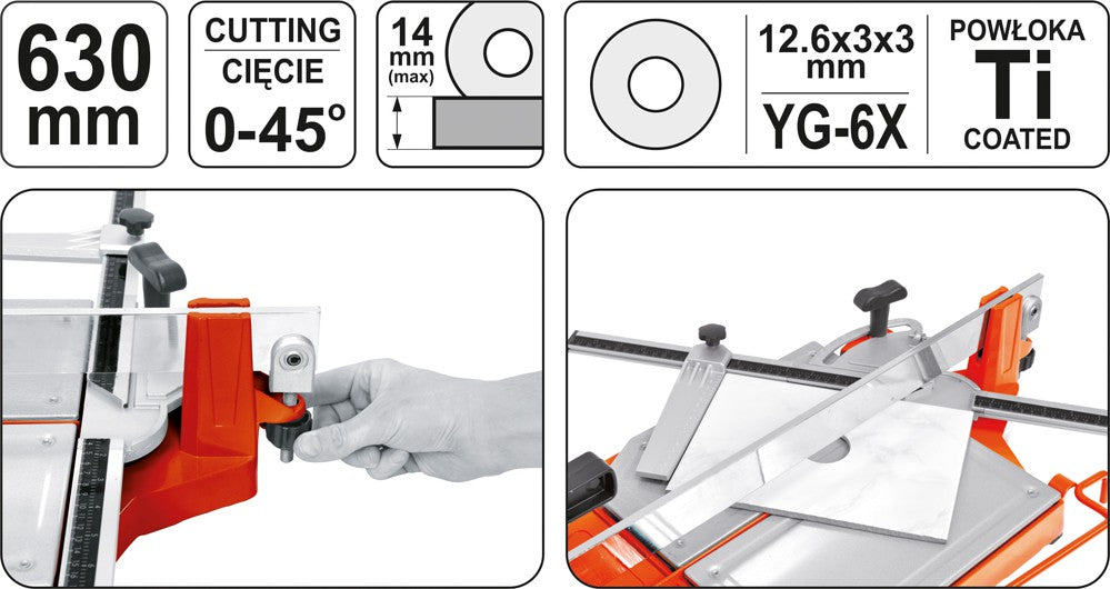 TILE CUTTING MACHINE 630MM (YT-3703)
