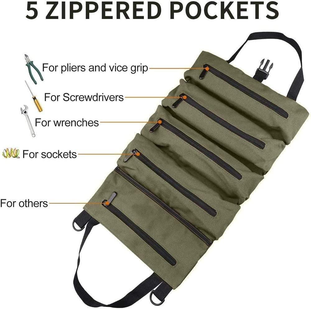LOCKABLE TOOL BAG | 5 COMPARTMENTS WITH ZIPPERS (TB5P)