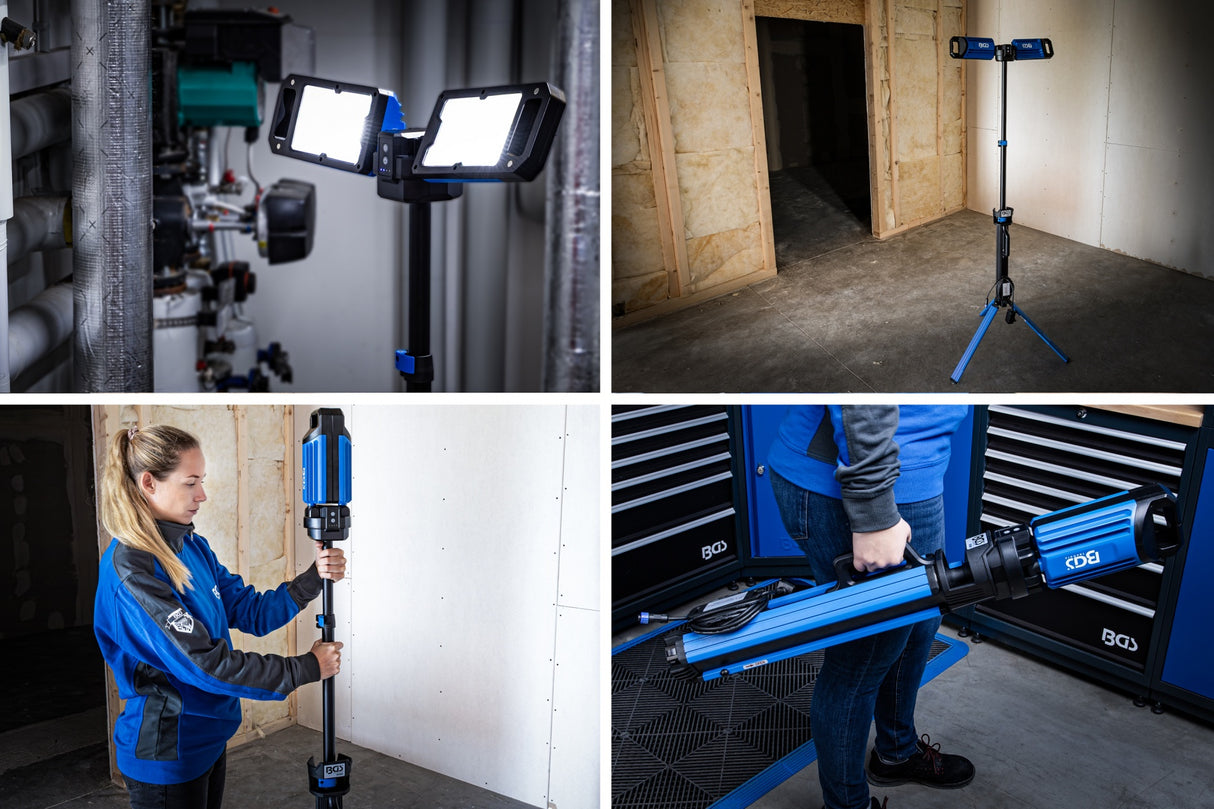 HYBRID TWO SMD LED WORK LIGHT | WITH TRIPOD | 100 - 240 V (85360)