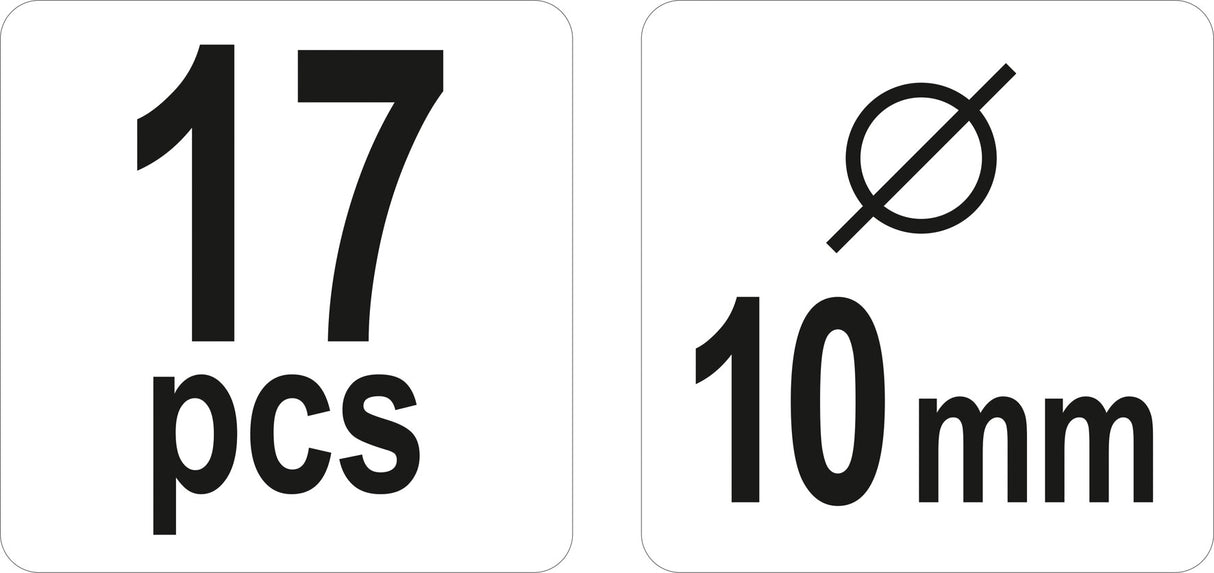 17PCS 10MM DOWEL KIT (YT-44113)