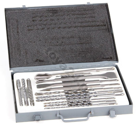 DRILL AND CHISEL SET | SDS PLUS | 5-14 MM | 14 PCS. (23586)