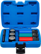 TWIST SOCKET SET (SPIRAL PROFILE) / SCREW EXTRACTOR & IMPACT SOCKET SET | 12.5 MM (1/2") DRIVE | 17 / 19 / 21 MM | 7 PCS. (7510)