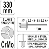 HAND RIVETING TOOL 3.2-6.4MM (YT-3609)