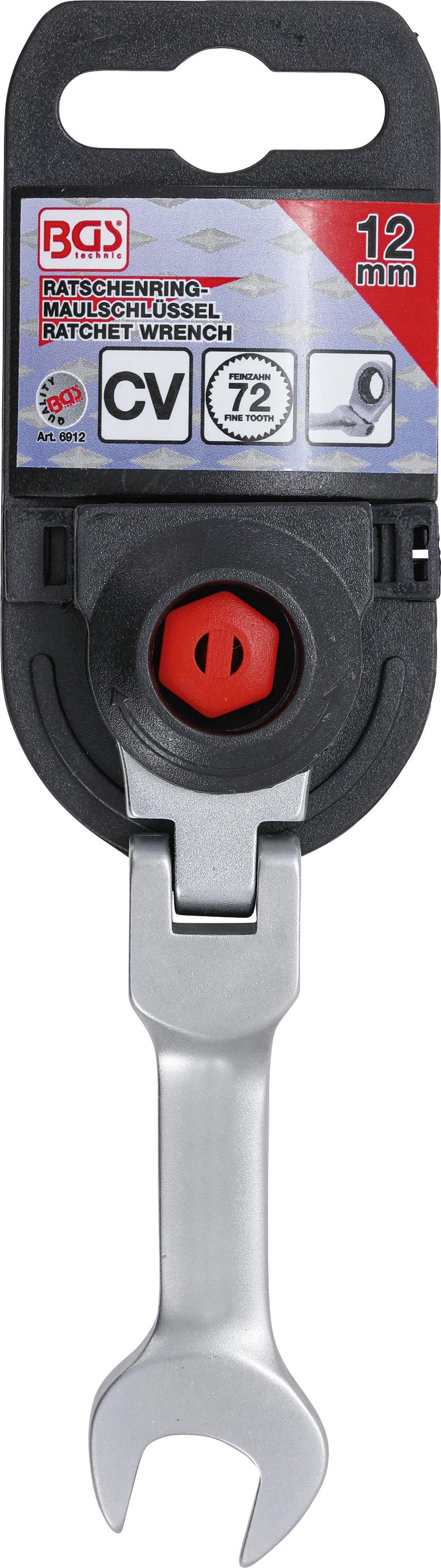 RATCHET COMBINATION WRENCH | SHORT | ADJUSTABLE | 12 MM (6912)