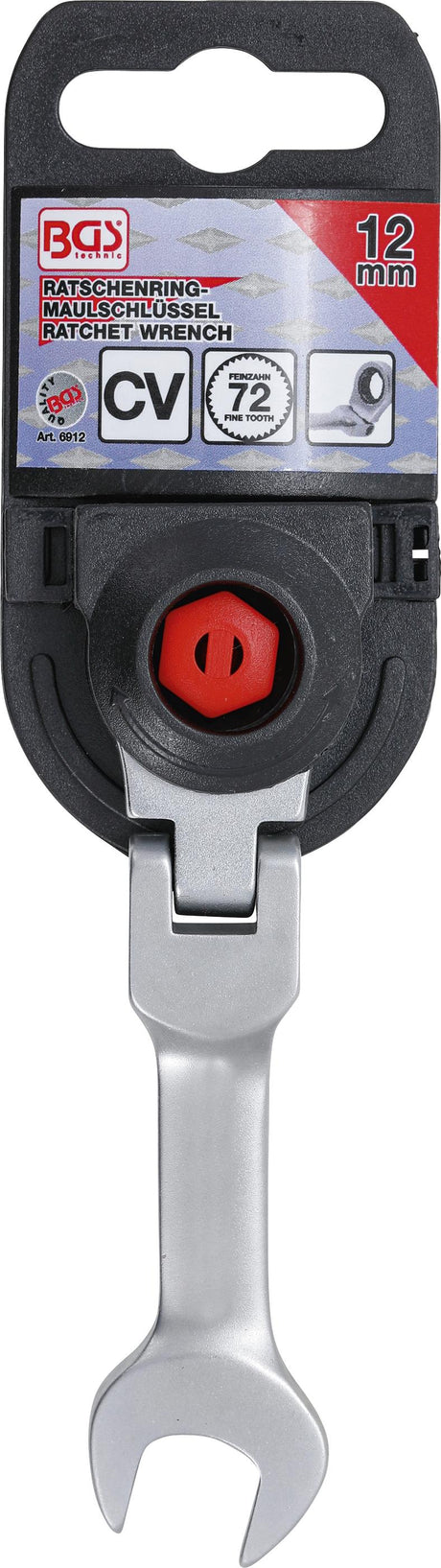 RATCHET COMBINATION WRENCH | SHORT | ADJUSTABLE | 12 MM (6912)