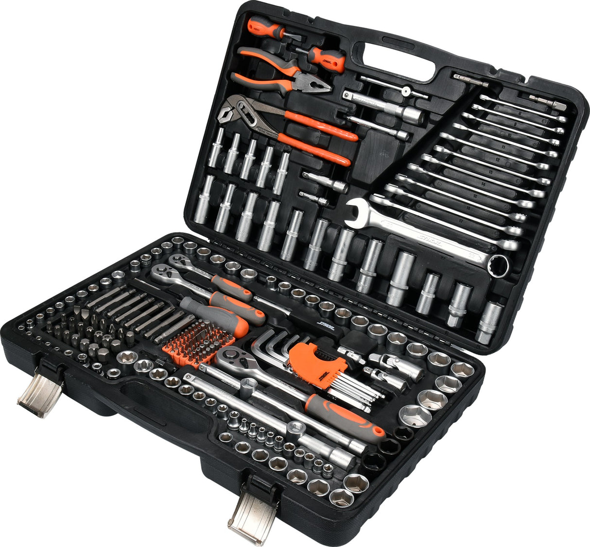 TOOL SET 1/2" 3/8" 1/4" 225 PCS (58693)