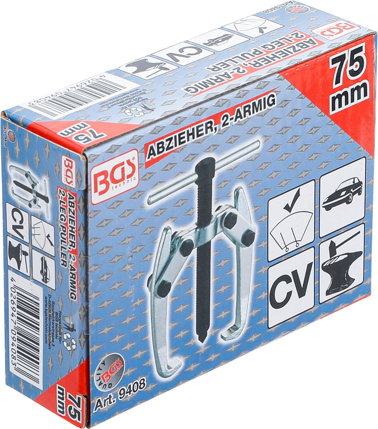 EXTERNAL / INTERNAL PULLER, 2-ARM | MAX. 75 MM (9408)