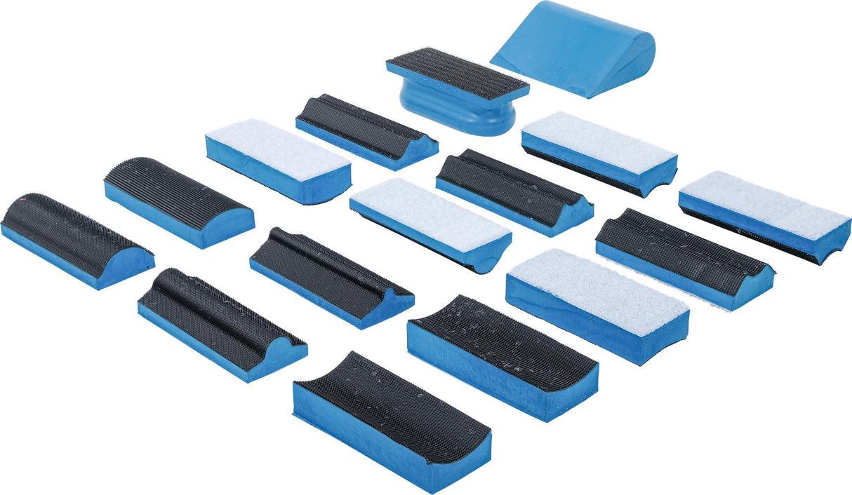 HOOK AND LOOP SANDING BLOCK SET | 16 PCS. (74365)