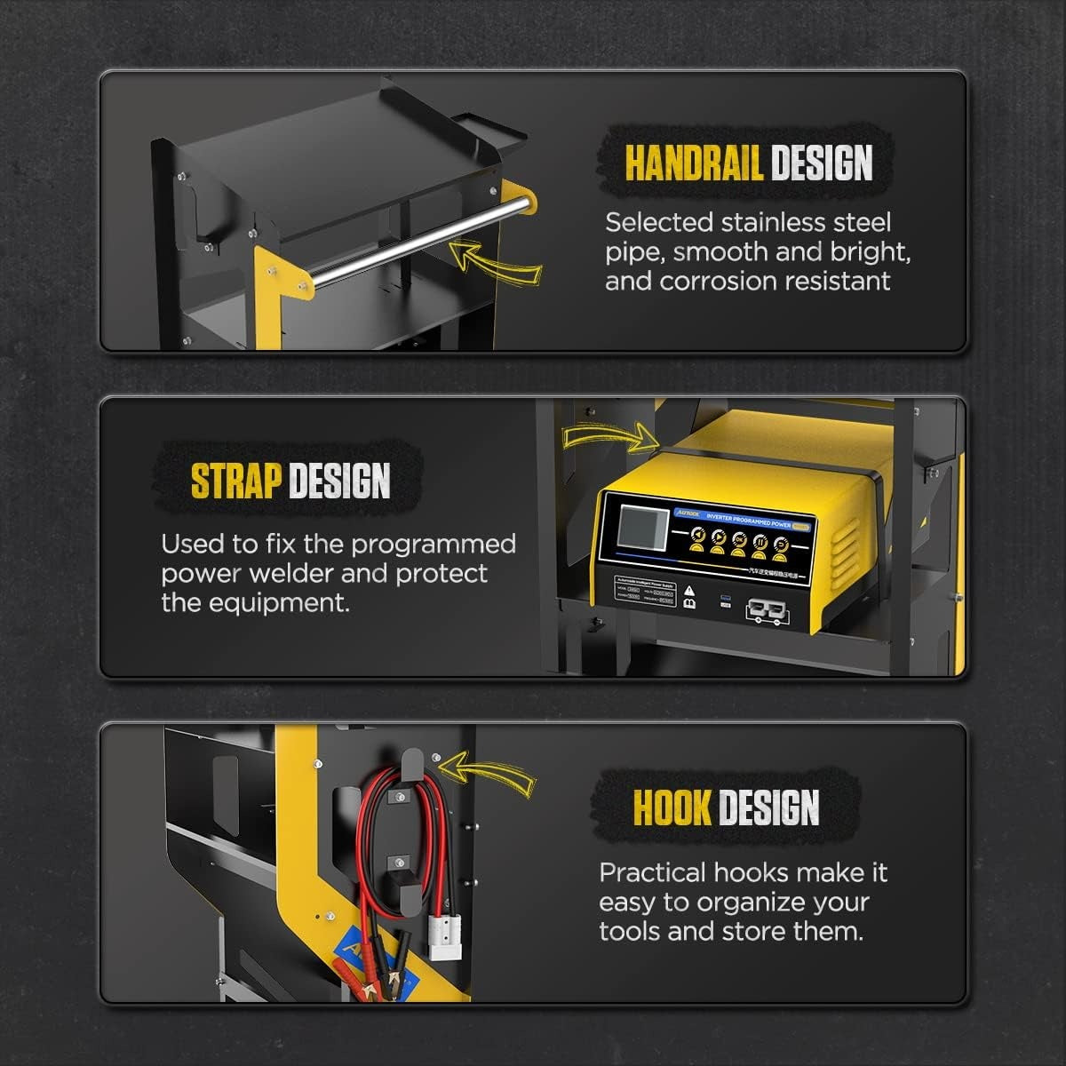 TOOL TROLLEY ON WHEELS | DIAGNOSTIC TABLE | MOBILE (TDC300)