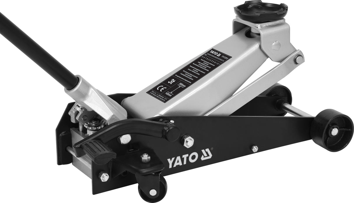 HYDRAULIC FLOOR JACK WITH LIFT PEDAL 3T (YT-17213)