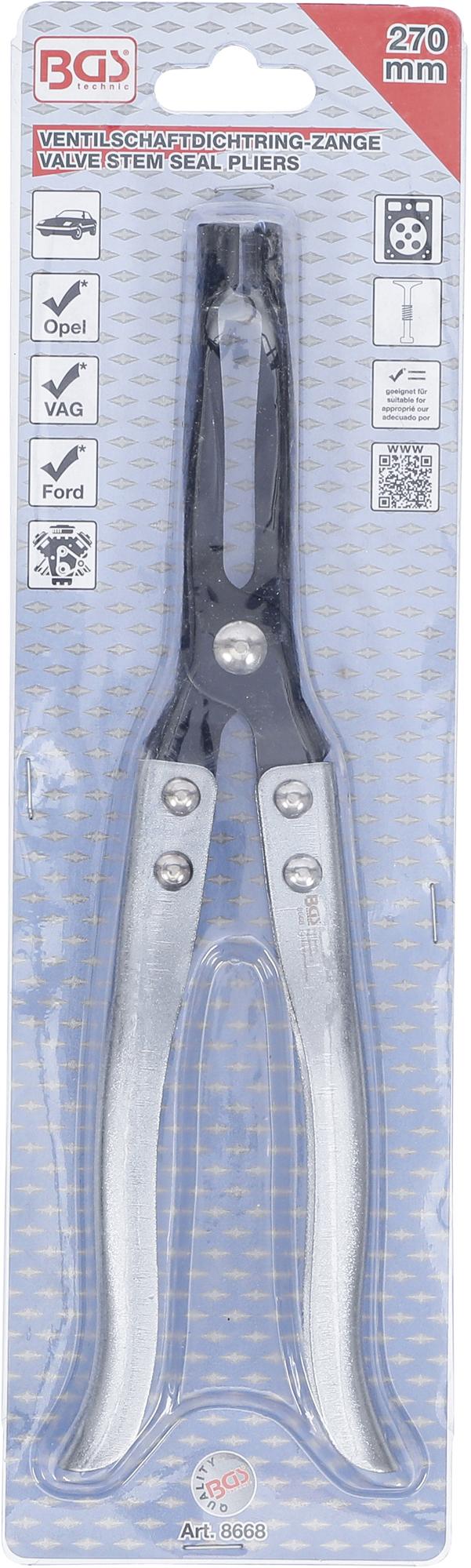 VALVE STEM SEAL PLIERS | 270 MM (8668)