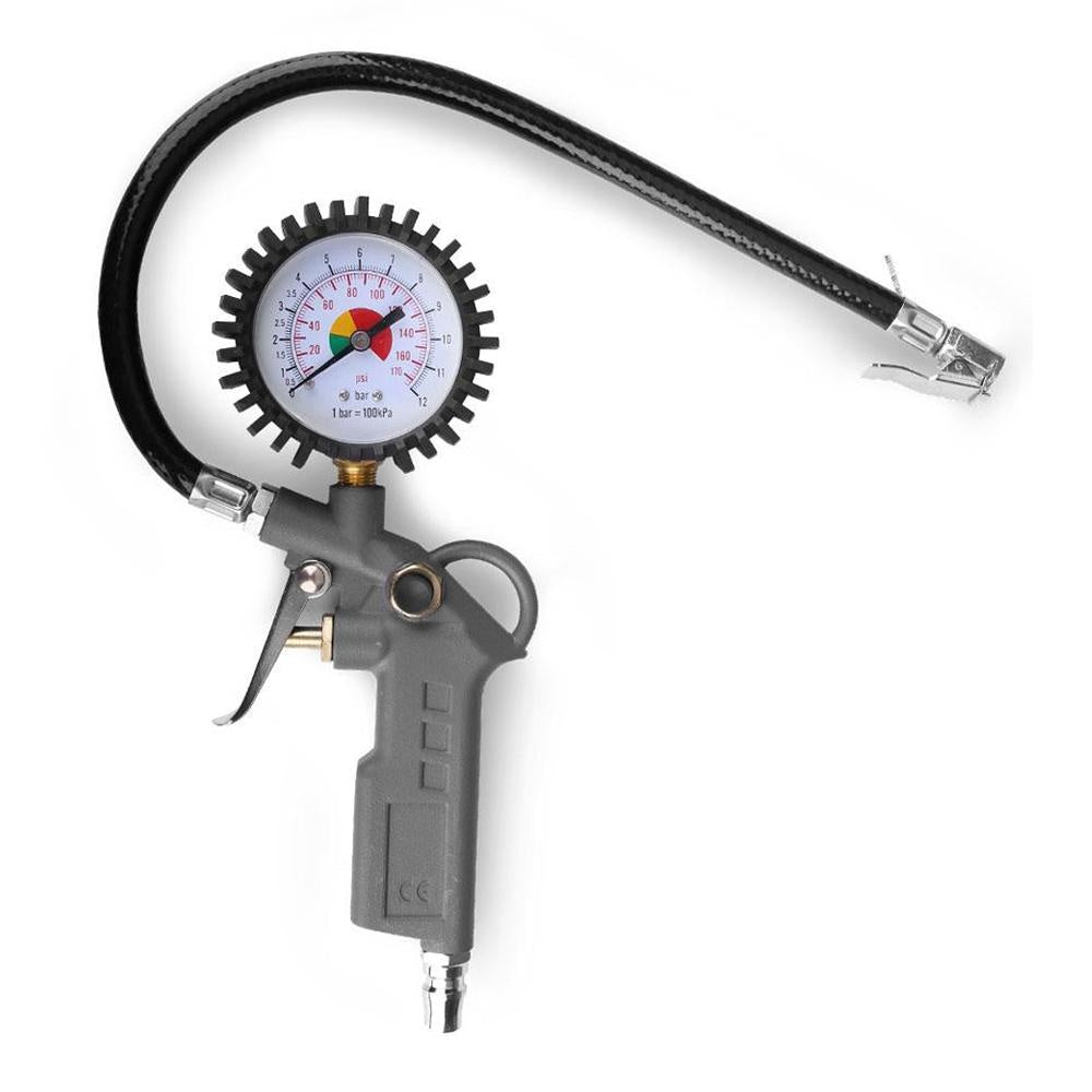 TIRE INFLATOR GUN WITH PRESSURE GAUGE | 0-16 BAR (TG-60)