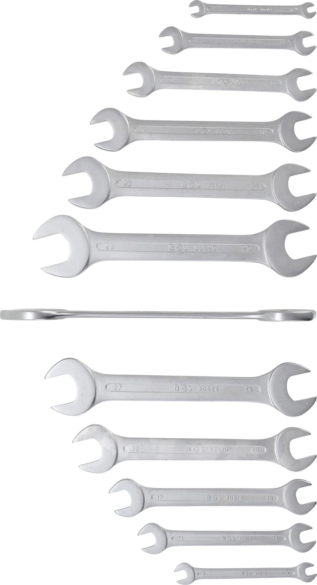 DOUBLE OPEN END SPANNER SET | 6 - 32 MM | 12 PCS. (30601)