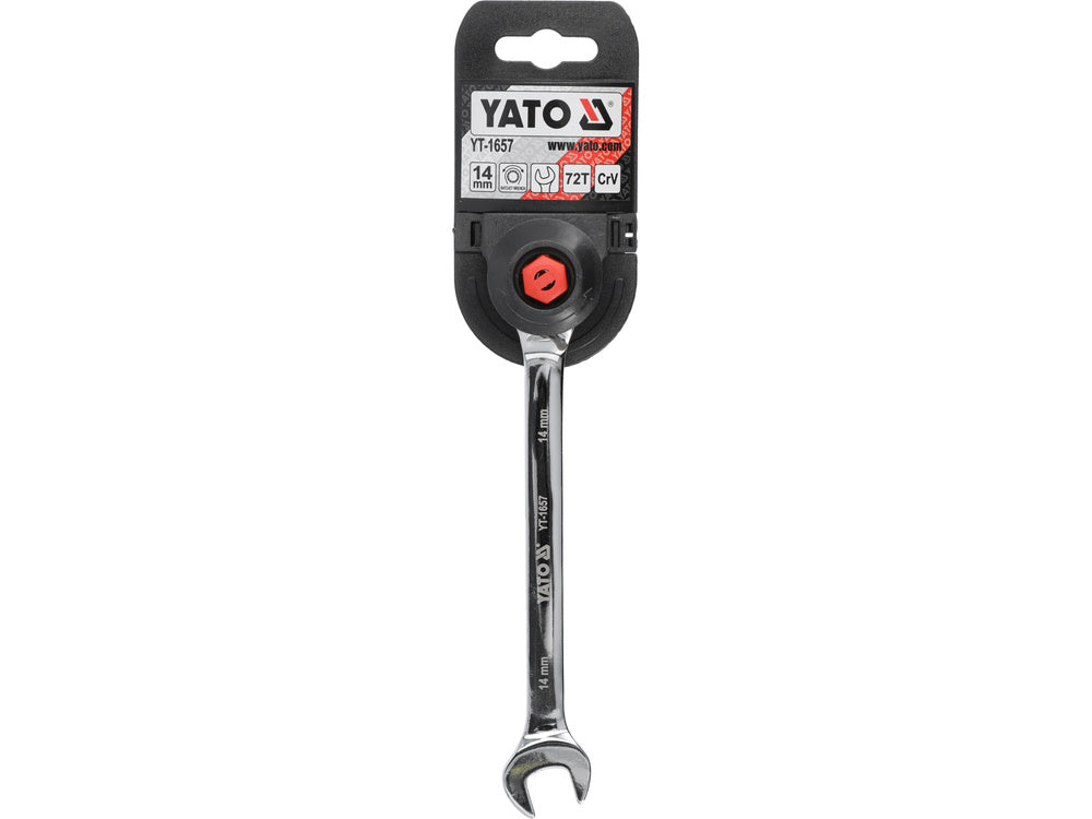 RATCHET COMBINATION WRENCH 14MM (YT-1657)