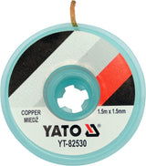SOLDER WICK/BRAID 1.5MM X 1,5M (YT-82530)