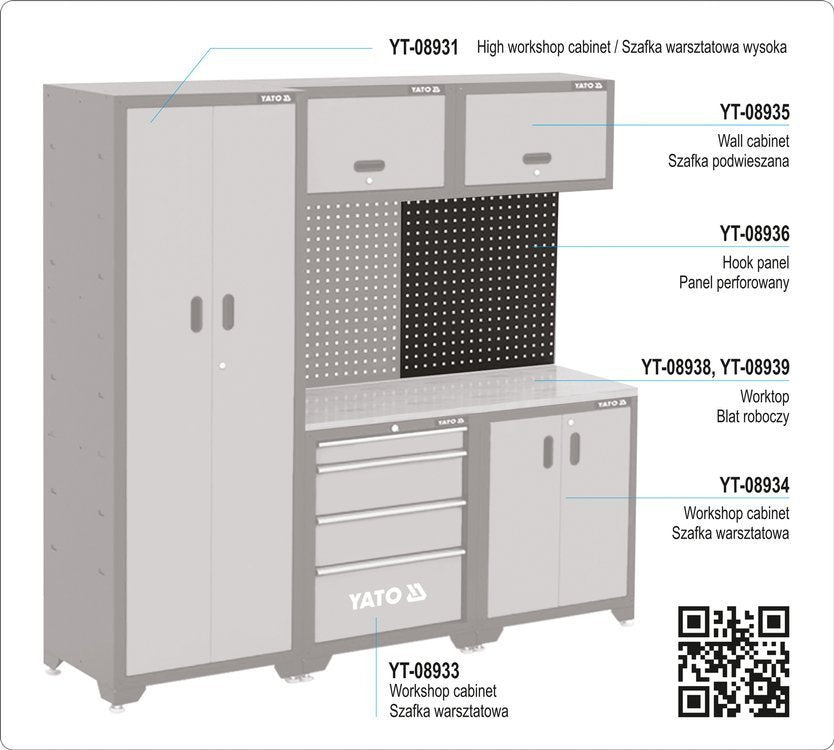 WALL MOUNTED HOOK PANEL (YT-08936)