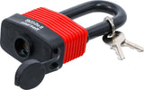 PADLOCK | HIGH SHACKLE | 50 MM | WATER RESISTANT (85807)