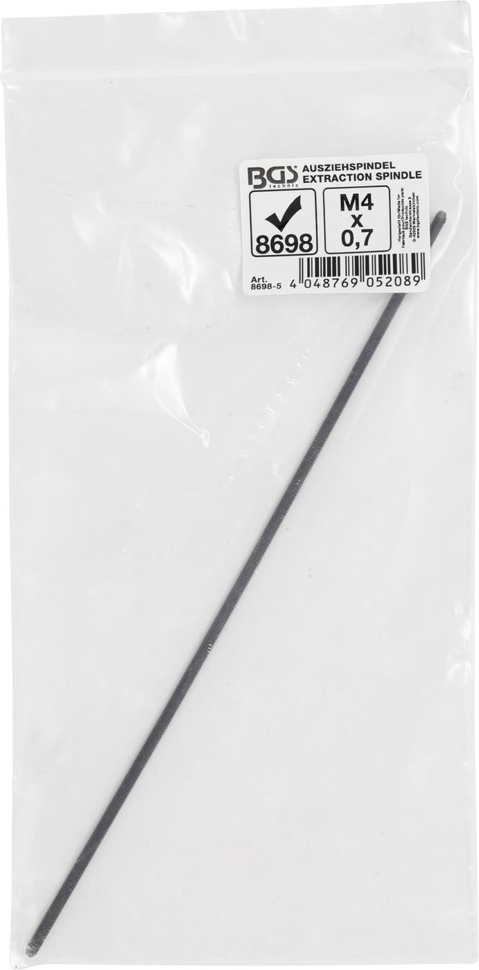 EXTRACTOR SPINDLE | FOR ART. 8698 | M4 X 0,7 X 100 MM (8698-5)