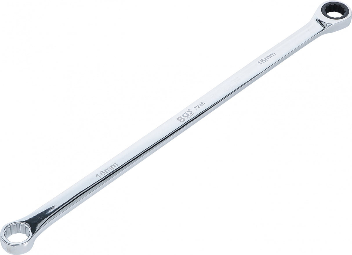 RATCHET RING WRENCH AND RING SPANNER | EXTRA LONG | 16 MM (7246)