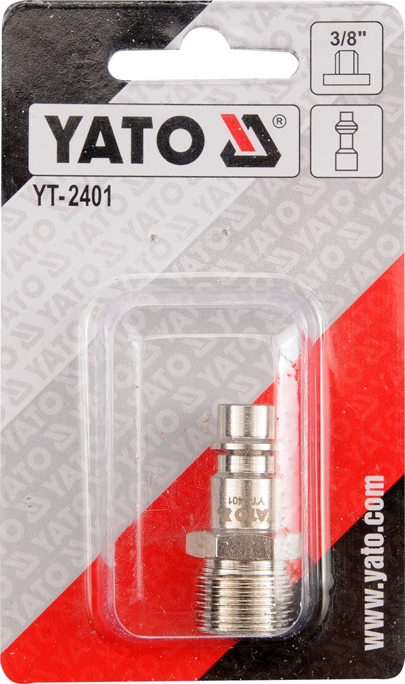 QUICK COUPLER 3/8"(M)X1/4"(M) (YT-2401)