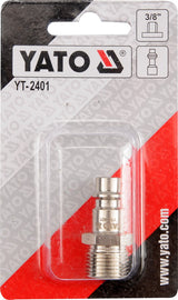 QUICK COUPLER 3/8"(M)X1/4"(M) (YT-2401)