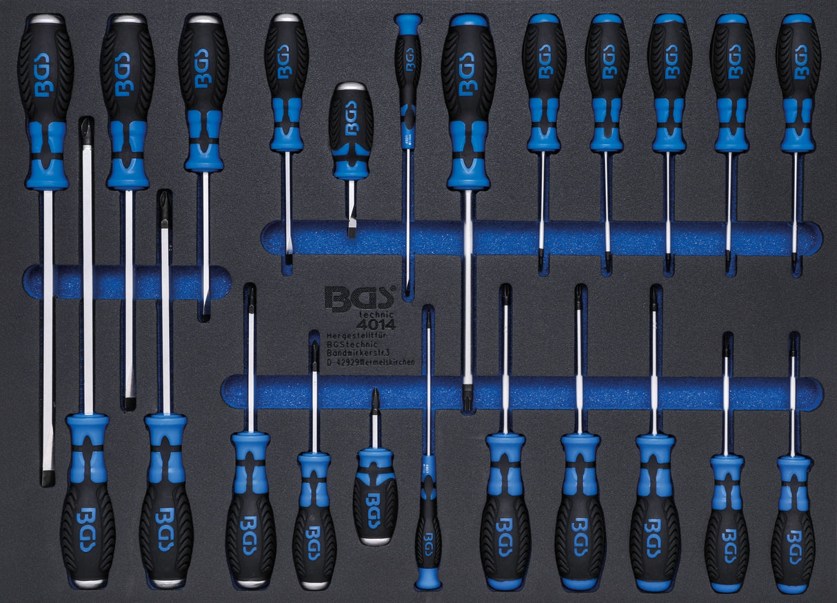 TOOL TRAY 3/3: SCREWDRIVER SET | 23 PCS. (4014)