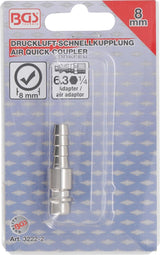 AIR NIPPLE WITH 8 MM HOSE CONNECTION (3222-2)