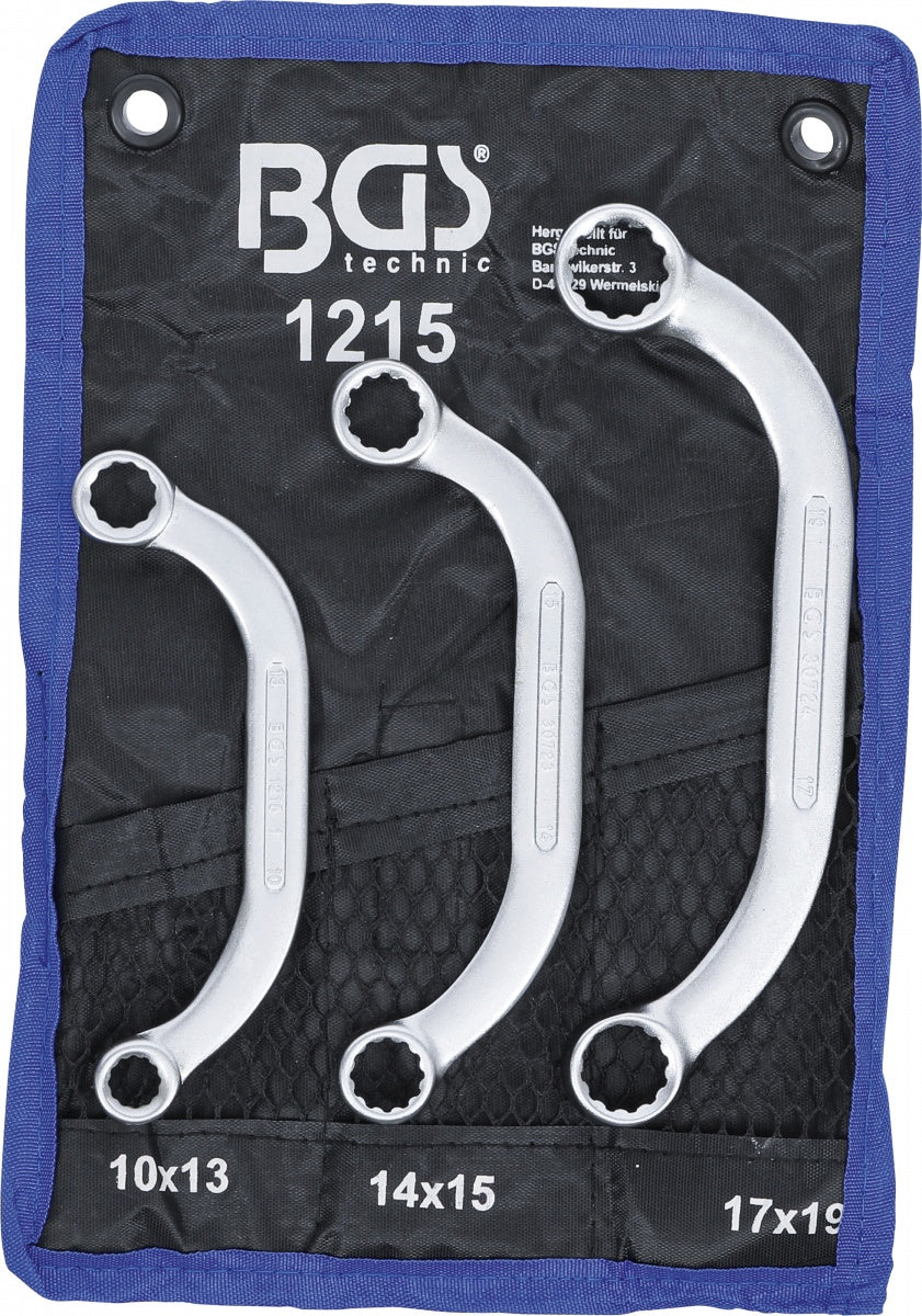 OBSTRUCTION RING SPANNER SET | 10X13 - 17X19 MM | 3 PCS. (1215)