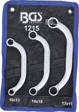 OBSTRUCTION RING SPANNER SET | 10X13 - 17X19 MM | 3 PCS. (1215)