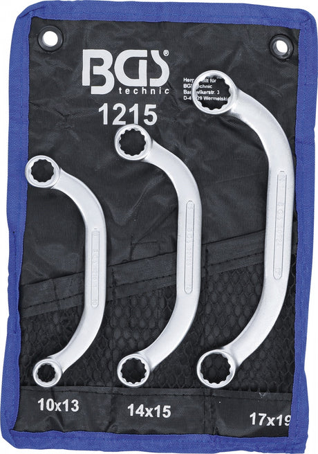 OBSTRUCTION RING SPANNER SET | 10X13 - 17X19 MM | 3 PCS. (1215)
