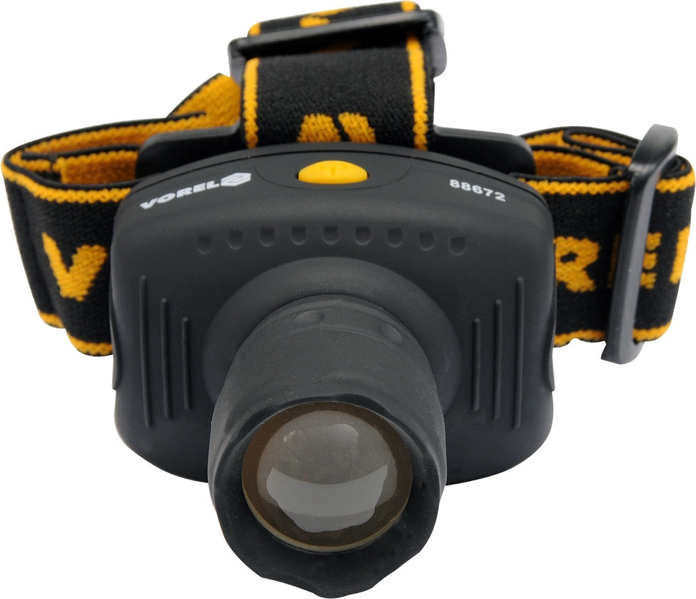 LED HEAD LAMP 1LED/1W 3-FUNCTIONS (88672)