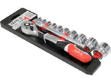 12 PCS SOCKET SET 3/8" (YT-38683)