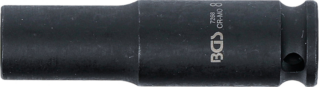 IMPACT SOCKET HEXAGON, DEEP | 6,3 MM (1/4") DRIVE | 8 MM (7268)