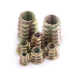 STEEL THREADED INSERTS FOR WOODEN FURNITURE | 100 PCS. (TS100K)