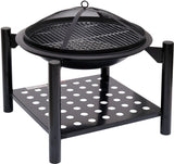 STEEL STOVE | GRATE | WITH FIREWOOD HOLDER | 50 CM (99713)