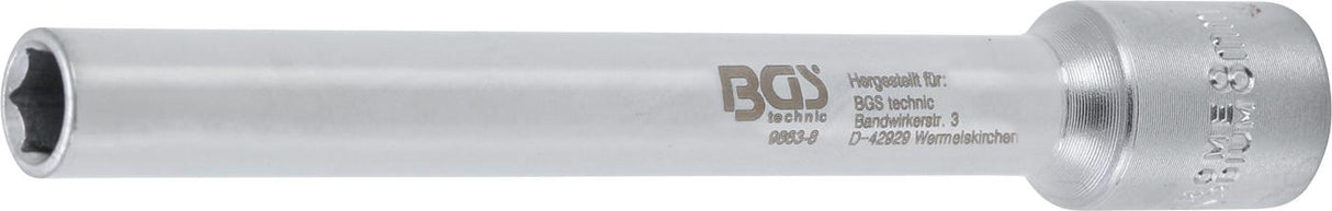 SOCKET, HEXAGON, EXTRA DEEP | 10 MM (3/8 ") DRIVE | 8 MM (9863-8)
