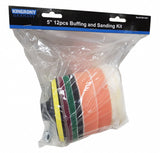 POLISHING AND GRINDING PAD SET | Ø 125 MM | 12 PCS. (BK1001)