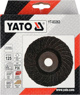 GRINDING DISC UNIVERSAL M14 125MM P36 (YT-83263)
