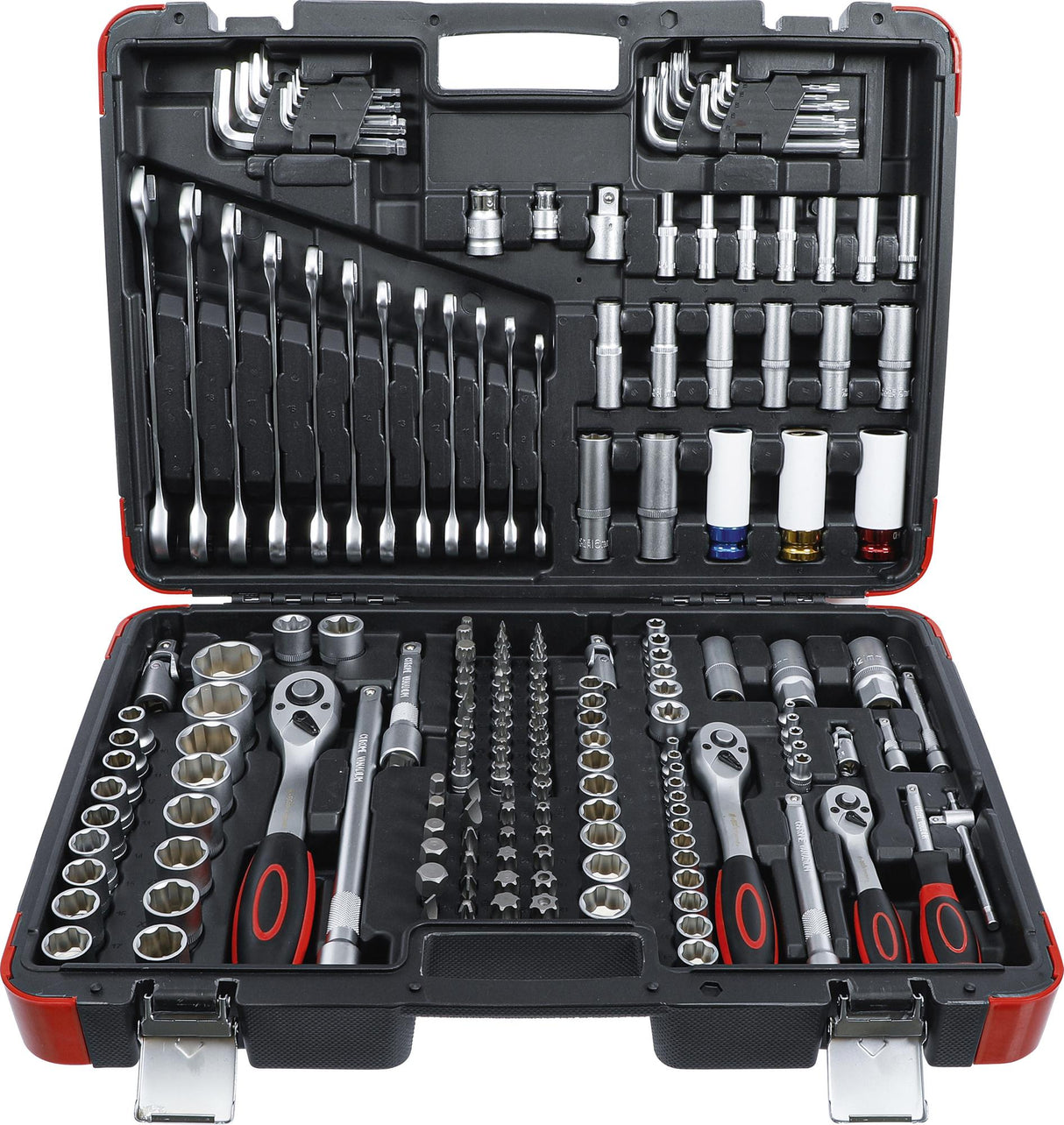 SOCKET SET | 6.3 MM (1/4") / 10 MM (3/8") / 12.5 MM (1/2") DRIVE | 176 PCS. (15217)