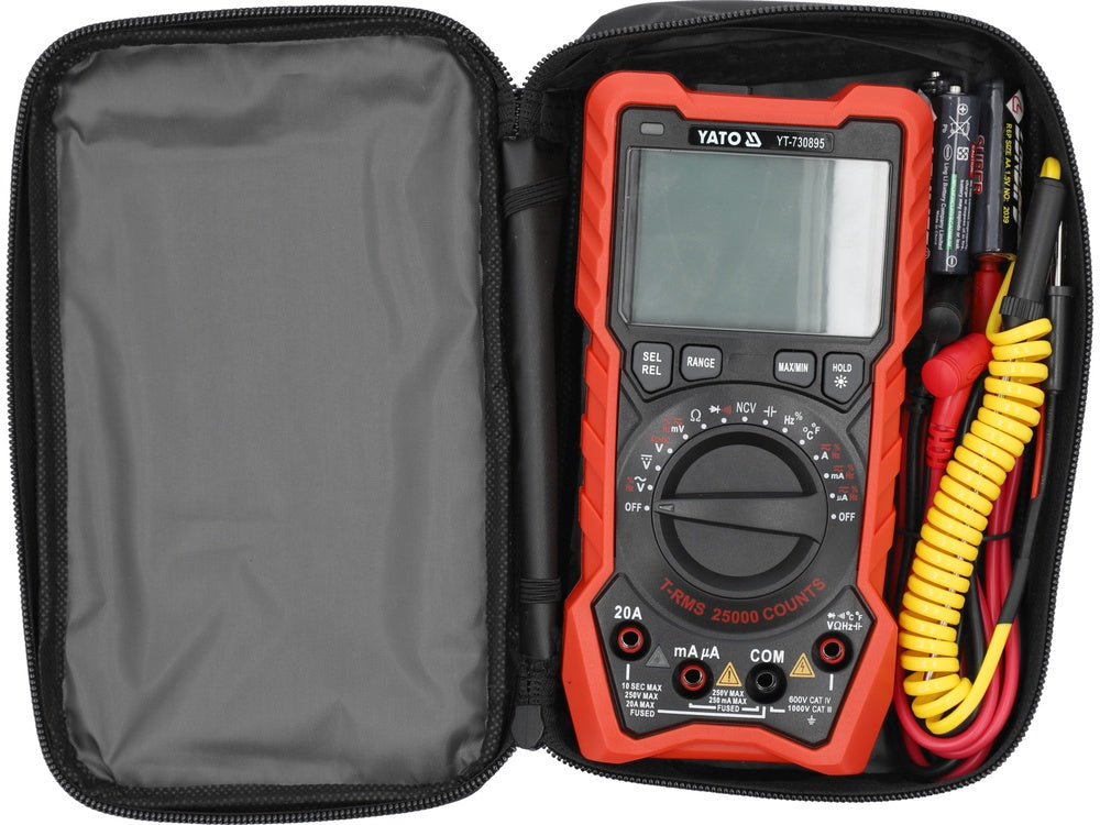 DIGITAL MULTIMETER TRUE RMS LCD 25000 (YT-730895)