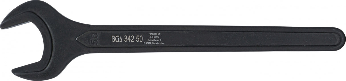 SINGLE OPEN END SPANNER | DIN 894 | 50 MM (34250)