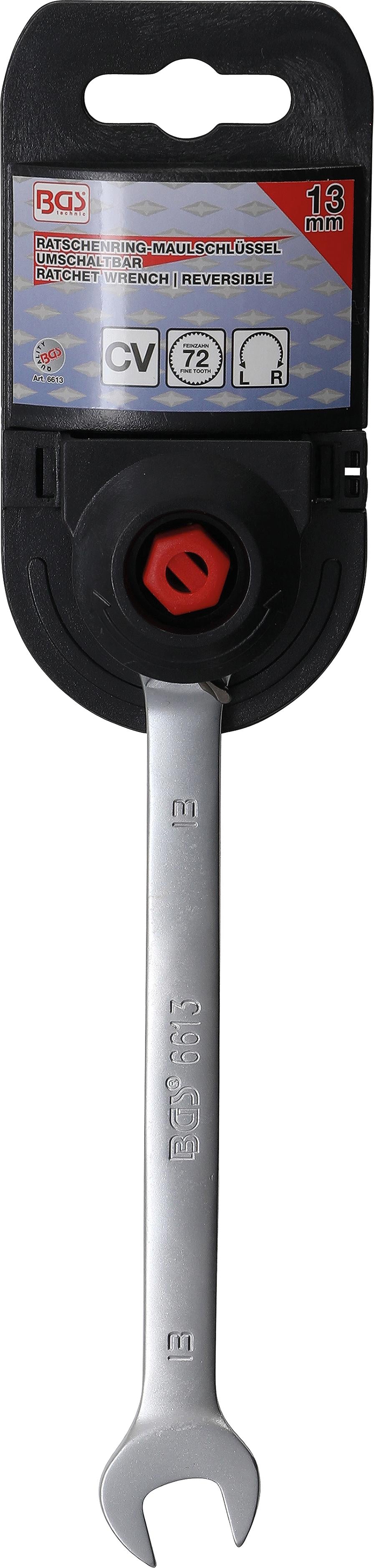 RATCHET COMBINATION WRENCH | REVERSIBLE | 13 MM (6613)