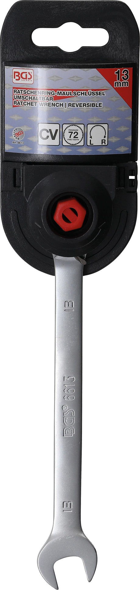 RATCHET COMBINATION WRENCH | REVERSIBLE | 13 MM (6613)