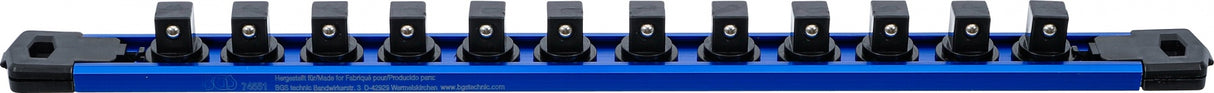 SOCKET HOLDER WITH SQUARE FOR 12 SOCKETS | MAGNETIC | FOR 12.5 MM (1/2") DRIVE (74551)